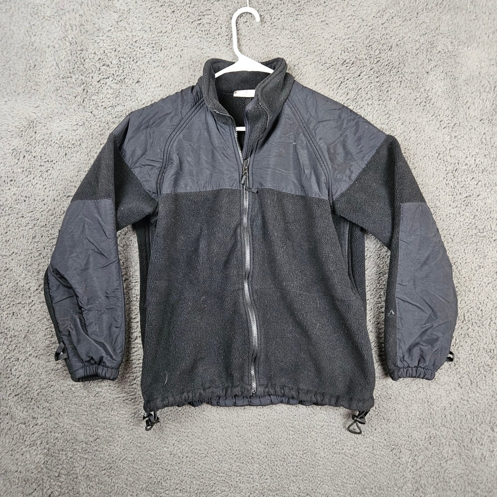 US‎ Navy Military Issue Fleece Parka Liner Jacket Black Small Short